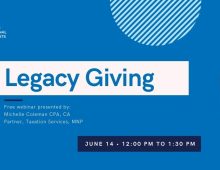 Join the CPA Education Foundation’s free webinar, Legacy Giving