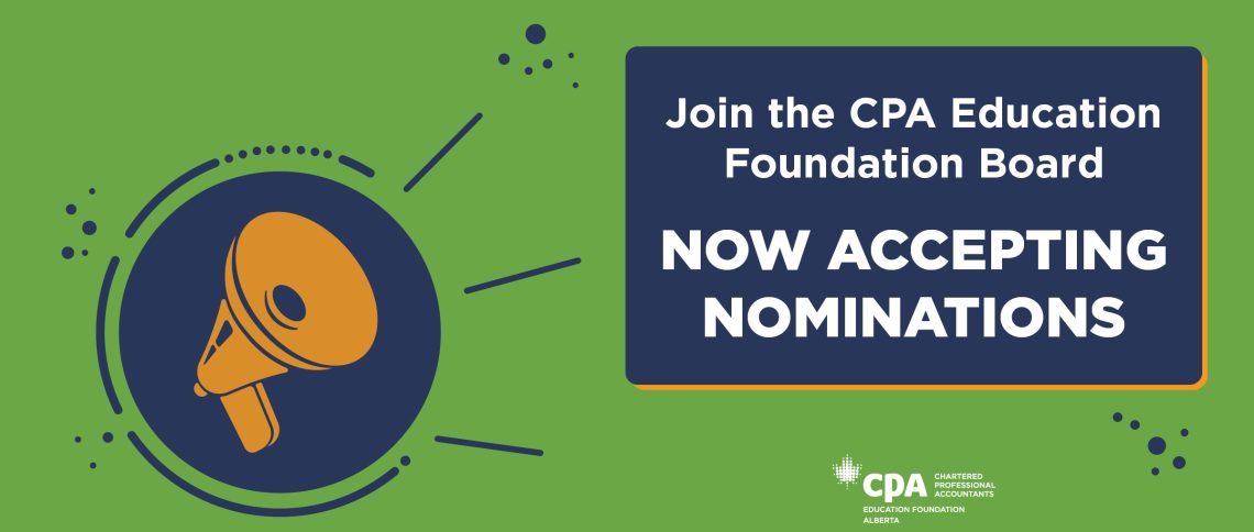 Nominations open to join the CPA Education Foundation Board